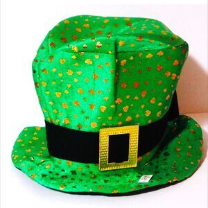 St Patrick's Day Hat Lepercaun Oversized wired to hold shape